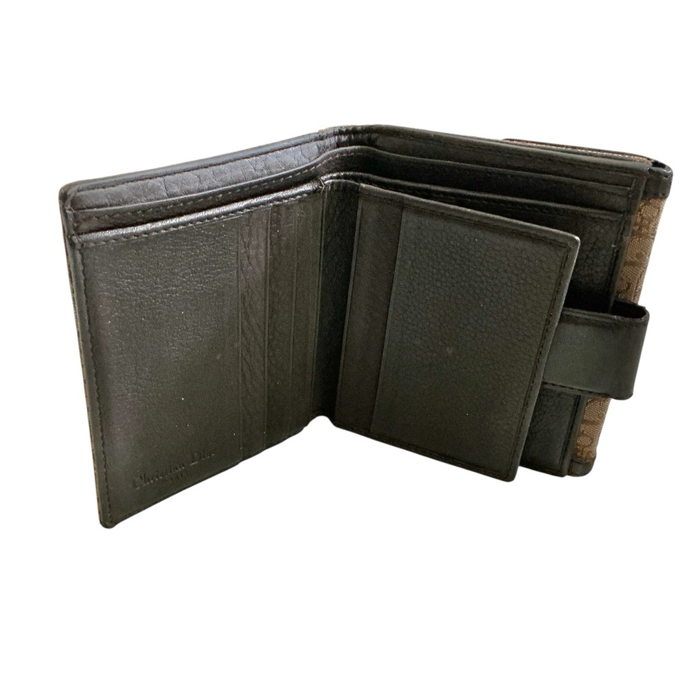 Christian Dior Brown Trotter Compact Wallet - Picture 9 of 12